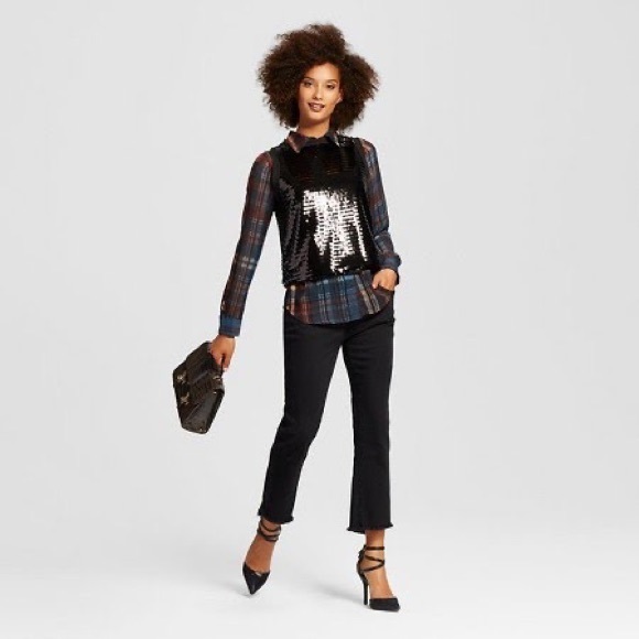 Who What Wear Black Cropped Jeans - Picture 2 of 16